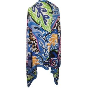 Pretty Persuasions Womens Boho Floral Geometric Scarf Wrap Large Rectangle